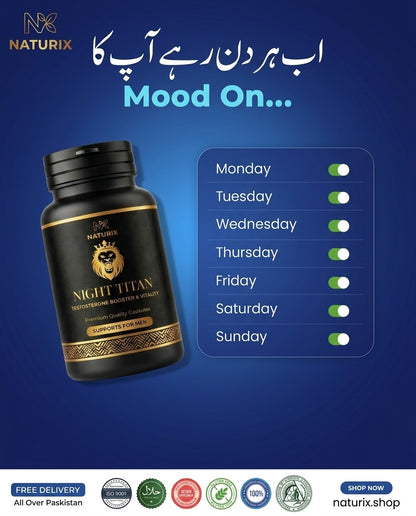 Night Titan Premium Herbal Timing Capsules